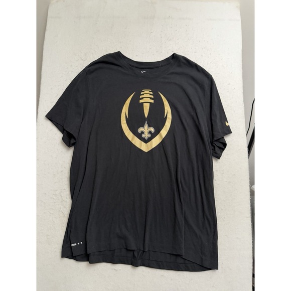 Nike NFL On Field Other - New Orleans Saints Nike NFL On Field Short Sleeve Shirt Men's 3XL Dri-Fit